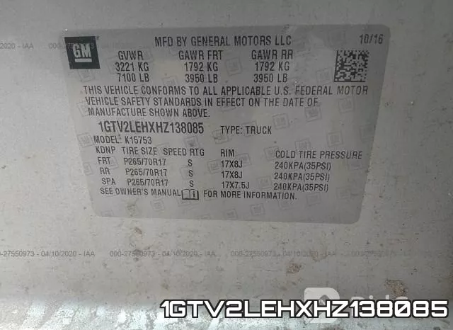 1GTV2LEHXHZ138085 фото 10