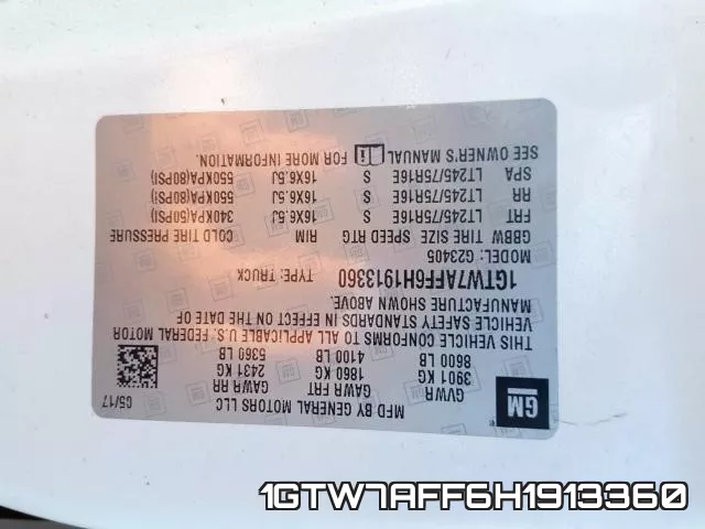 1GTW7AFF6H1913360 фото 2