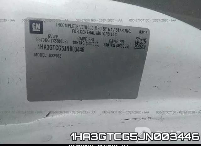 1HA3GTCG5JN003446 фото 2