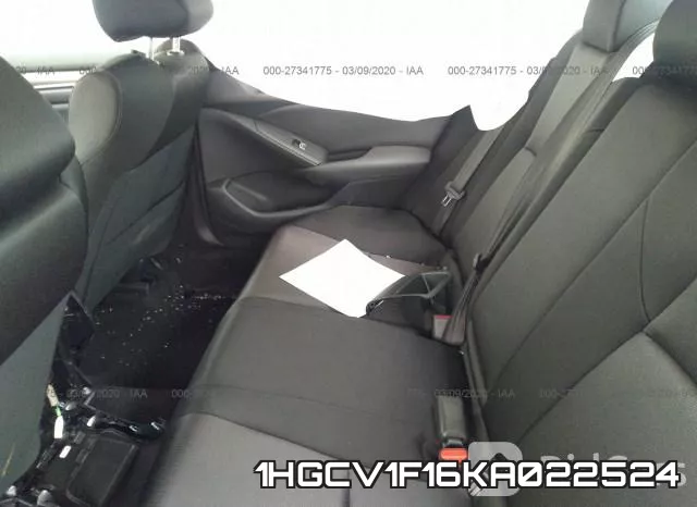 1HGCV1F16KA022524 фото 9
