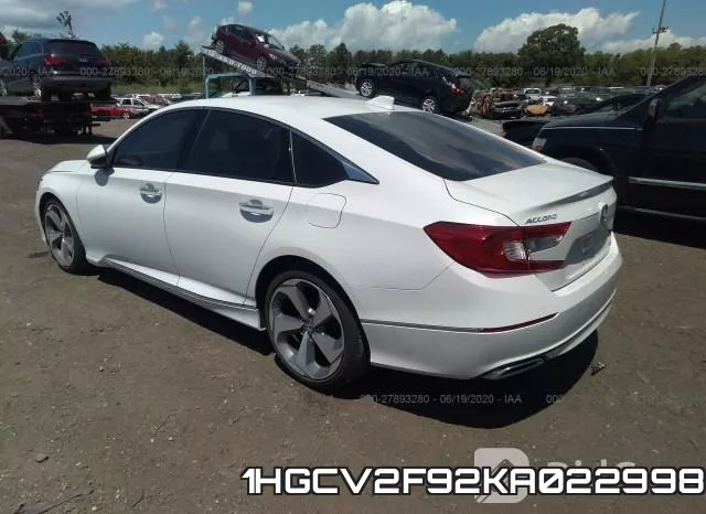 1HGCV2F92KA022998 фото 4