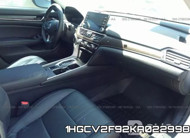 1HGCV2F92KA022998 фото 6