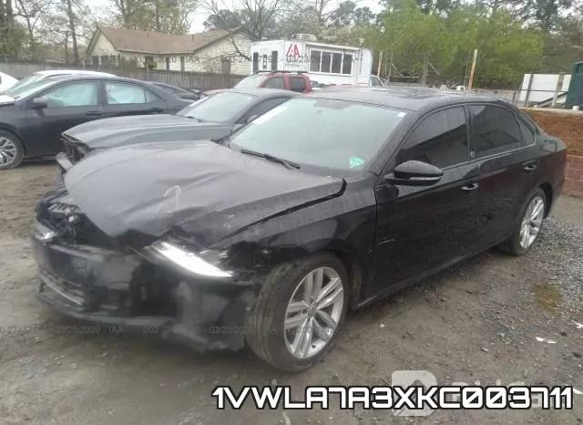 1VWLA7A3XKC003711 фото 3