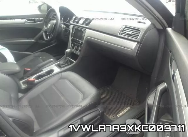 1VWLA7A3XKC003711 фото 6