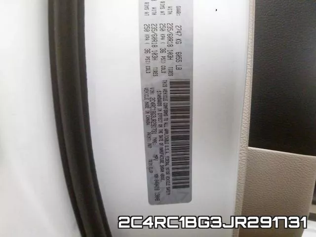 2C4RC1BG3JR291731 фото 2