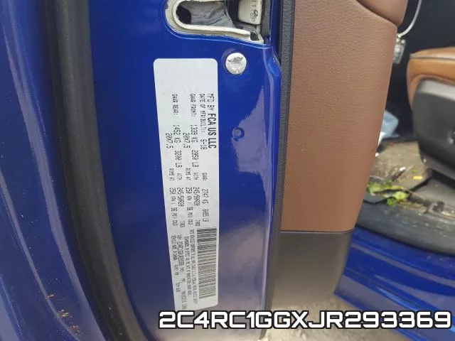 2C4RC1GGXJR293369 фото 2