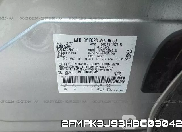 2FMPK3J93HBC03042 фото 10
