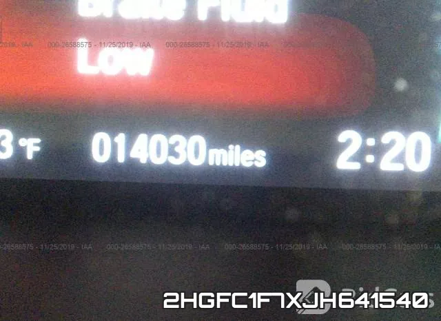 2HGFC1F7XJH641540 фото 8