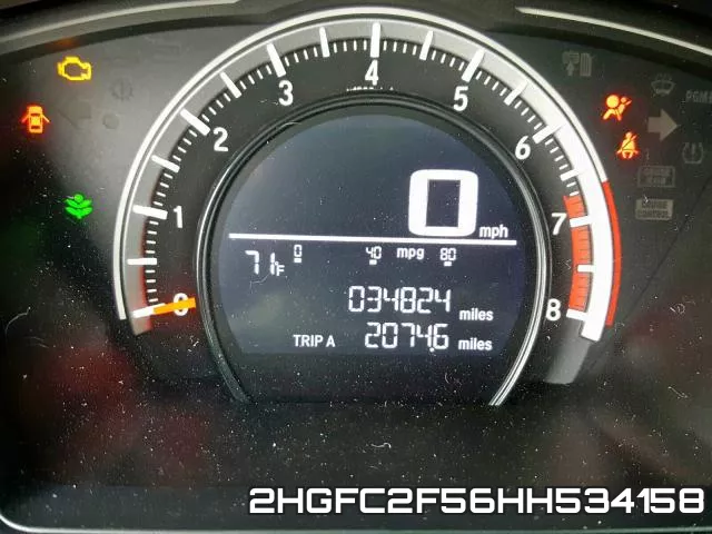 2HGFC2F56HH534158 фото 9