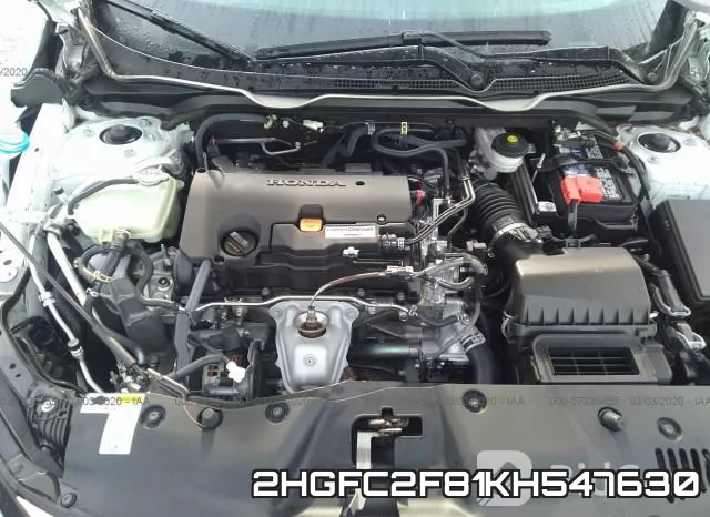 2HGFC2F81KH547630 фото 2
