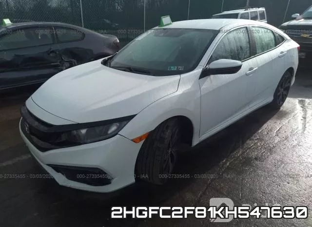 2HGFC2F81KH547630 фото 3