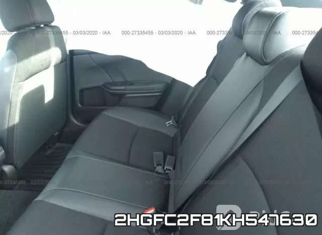 2HGFC2F81KH547630 фото 9