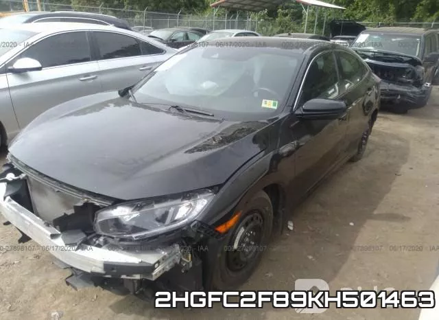 2HGFC2F89KH501463 фото 3