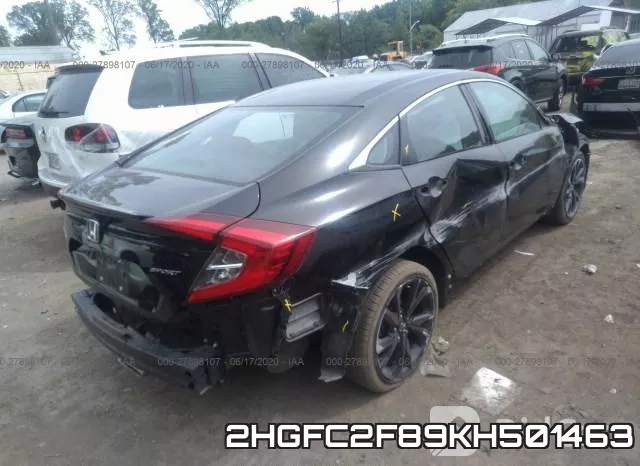 2HGFC2F89KH501463 фото 5