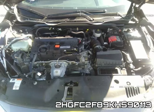2HGFC2F89KH590113 фото 2