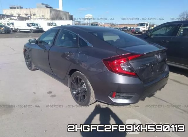 2HGFC2F89KH590113 фото 4