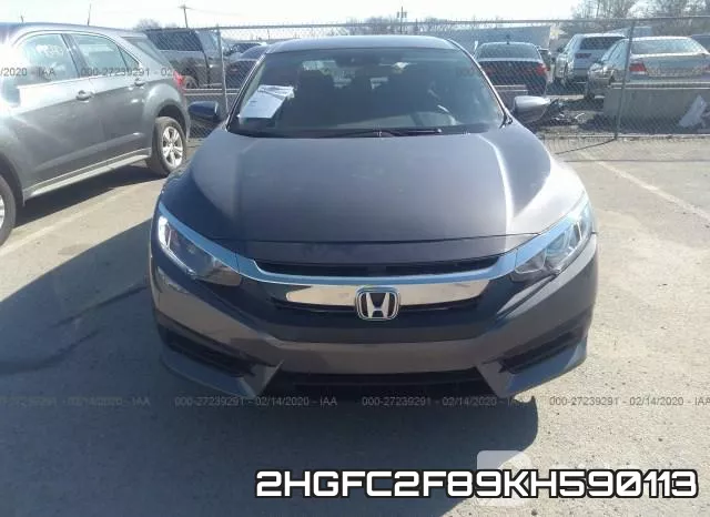 2HGFC2F89KH590113 фото 7