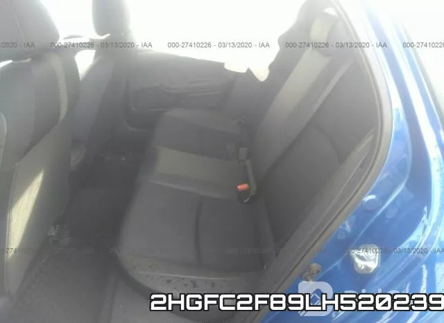 2HGFC2F89LH520239 фото 9