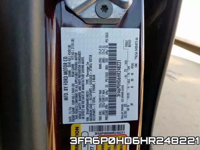 3FA6P0HD6HR248221 фото 2