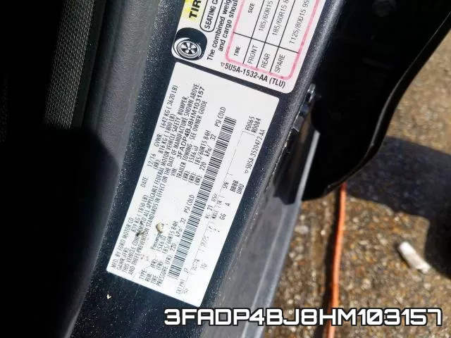 3FADP4BJ8HM103157 фото 2
