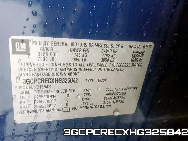 3GCPCRECXHG325842 фото 2