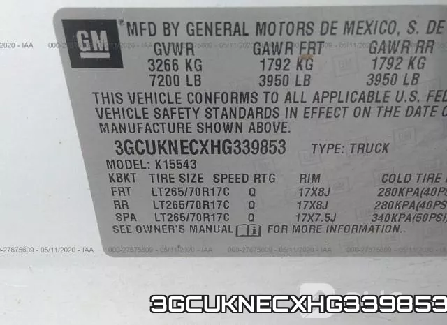 3GCUKNECXHG339853 фото 10