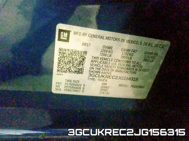 3GCUKREC2JG156315 фото 2