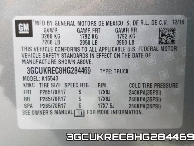 3GCUKREC8HG284469 фото 2