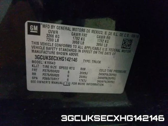 3GCUKSECXHG142146 фото 2