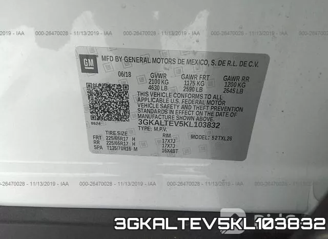 3GKALTEV5KL103832 фото 10