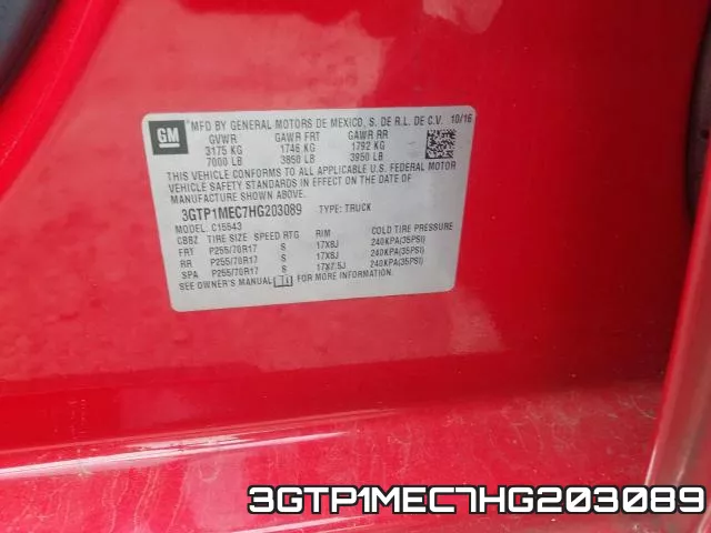 3GTP1MEC7HG203089 фото 2