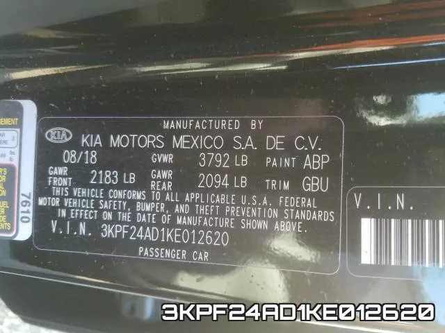 3KPF24AD1KE012620 фото 2
