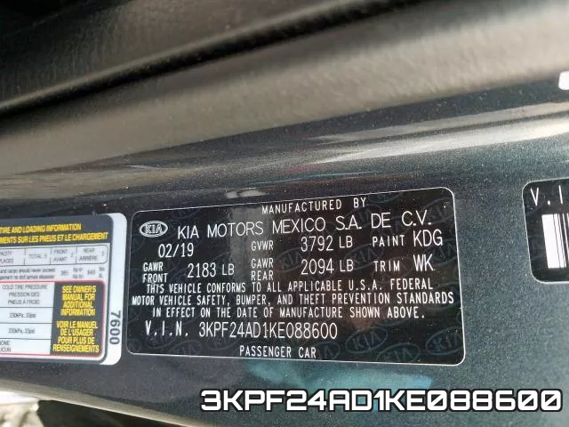 3KPF24AD1KE088600 фото 2