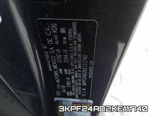 3KPF24AD2KE111740 фото 2