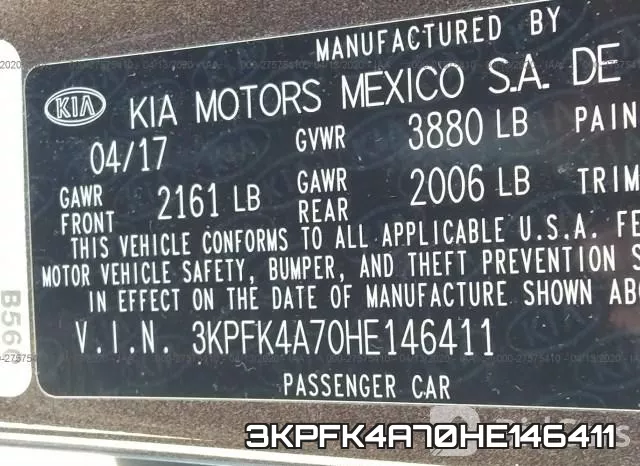 3KPFK4A70HE146411 фото 10