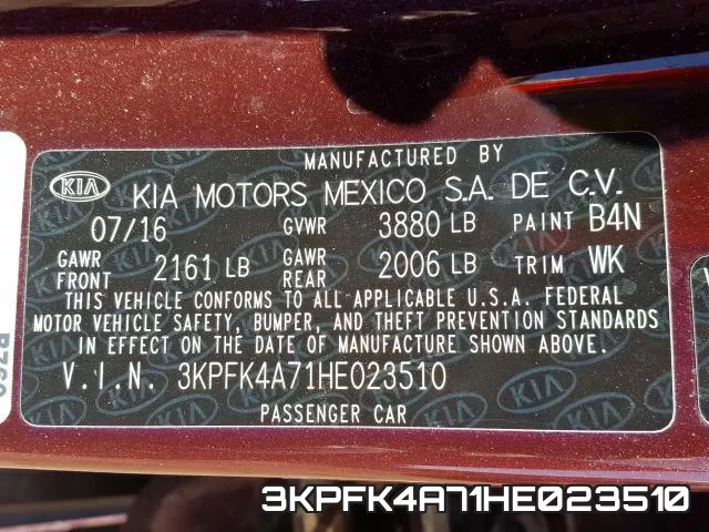3KPFK4A71HE023510 фото 2