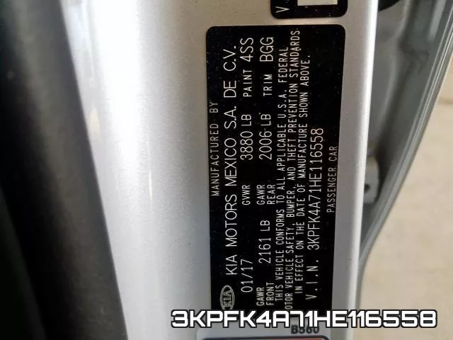 3KPFK4A71HE116558 фото 2