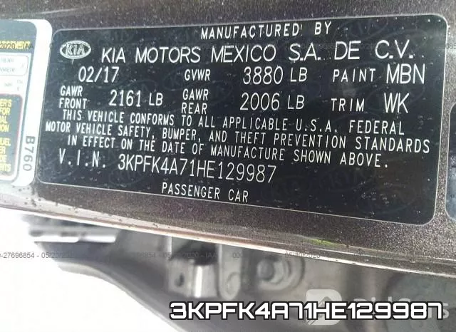 3KPFK4A71HE129987 фото 10