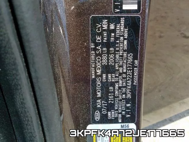 3KPFK4A72JE177665 фото 2