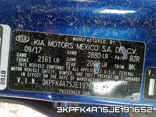 3KPFK4A75JE197652 фото 2
