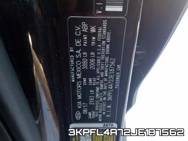 3KPFL4A72JE187562 фото 2