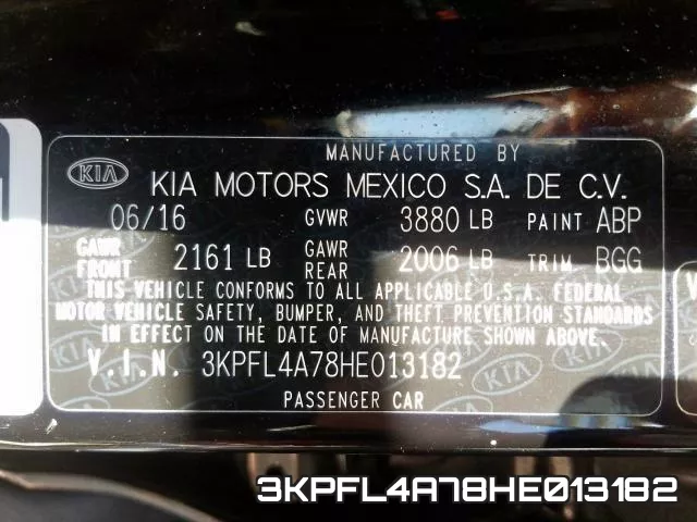 3KPFL4A78HE013182 фото 2
