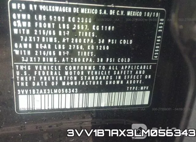 3VV1B7AX3LM056343 фото 10