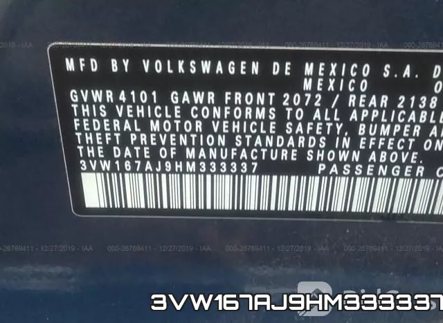3VW167AJ9HM333337 фото 10