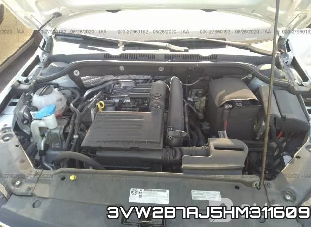 3VW2B7AJ5HM311609 фото 2