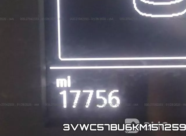 3VWC57BU6KM157259 фото 8