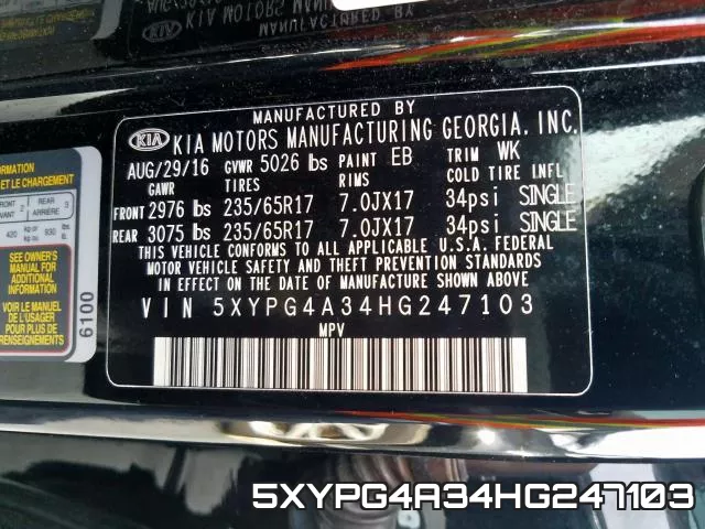 5XYPG4A34HG247103 фото 2