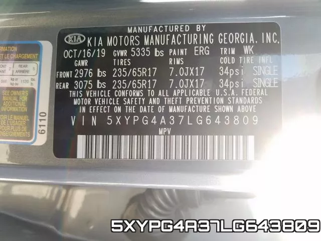 5XYPG4A37LG643809 фото 2
