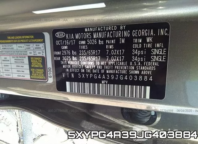 5XYPG4A39JG403884 фото 10