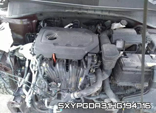 5XYPGDA31HG194716 фото 2